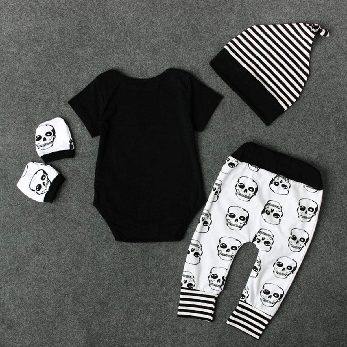 Stunning Skull Romper Set for Halloween