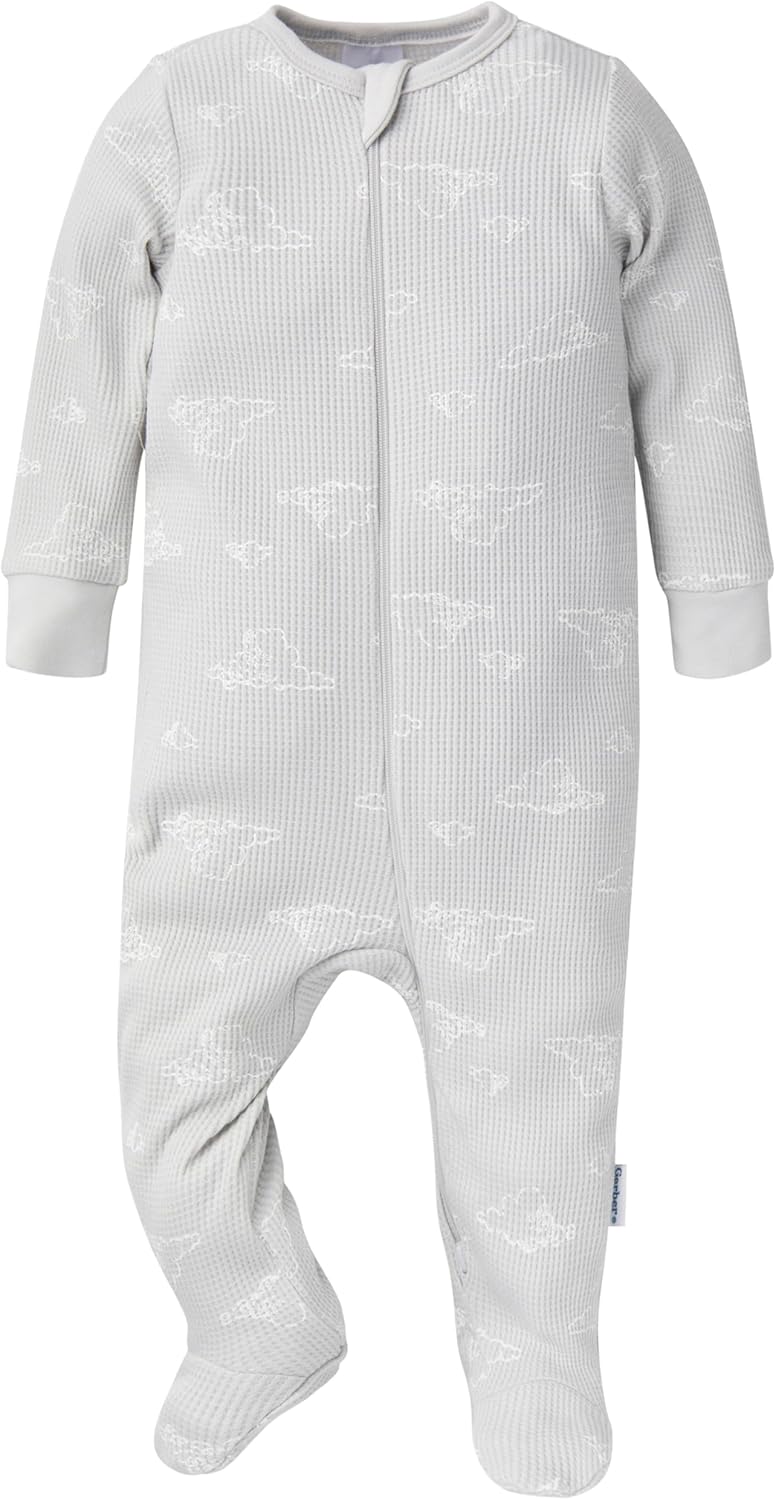 2-Pack Thermal Sleep N Play by Gerber for Unisex Babies