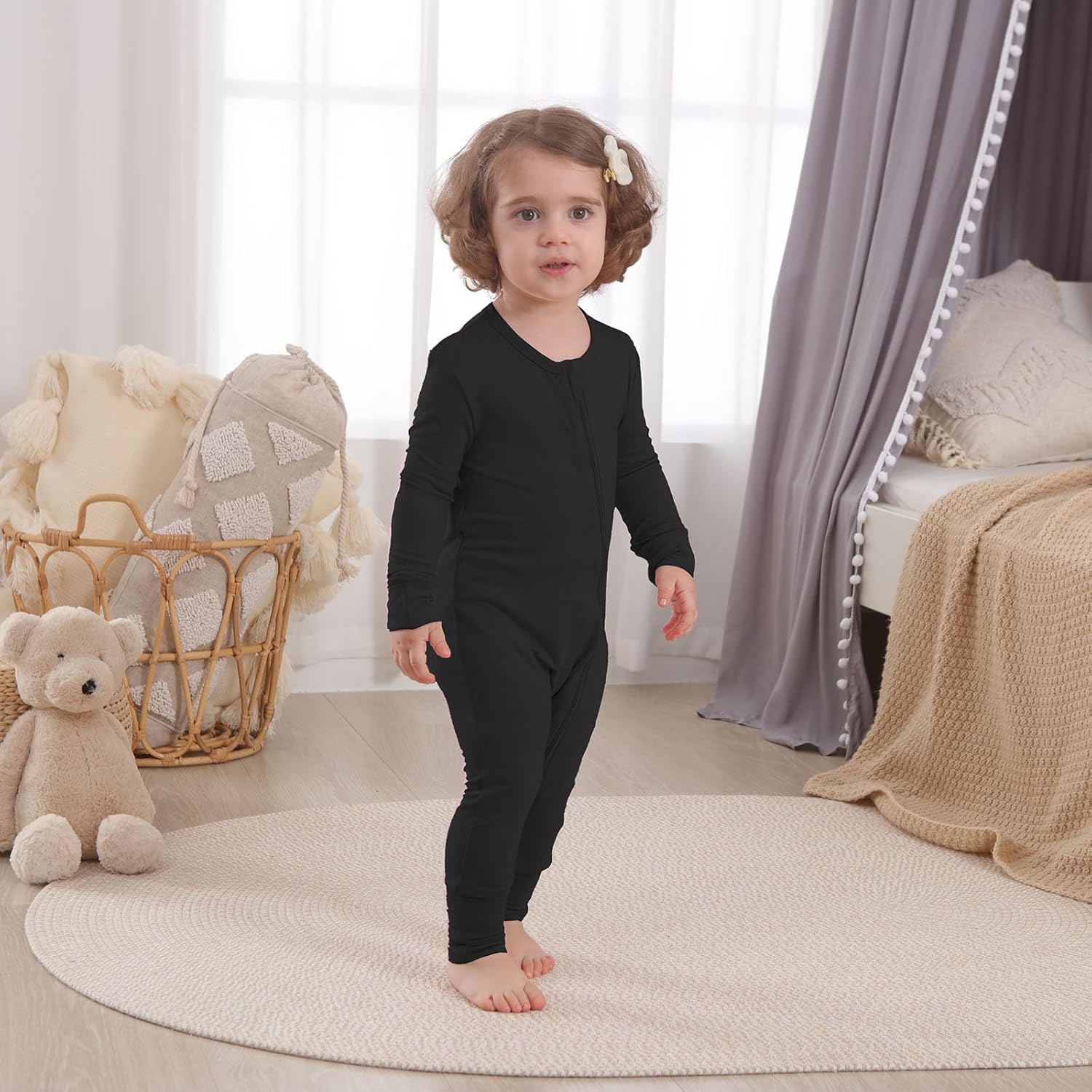 3-Pack Footless Pajamas for Babies with Mitten Cuffs