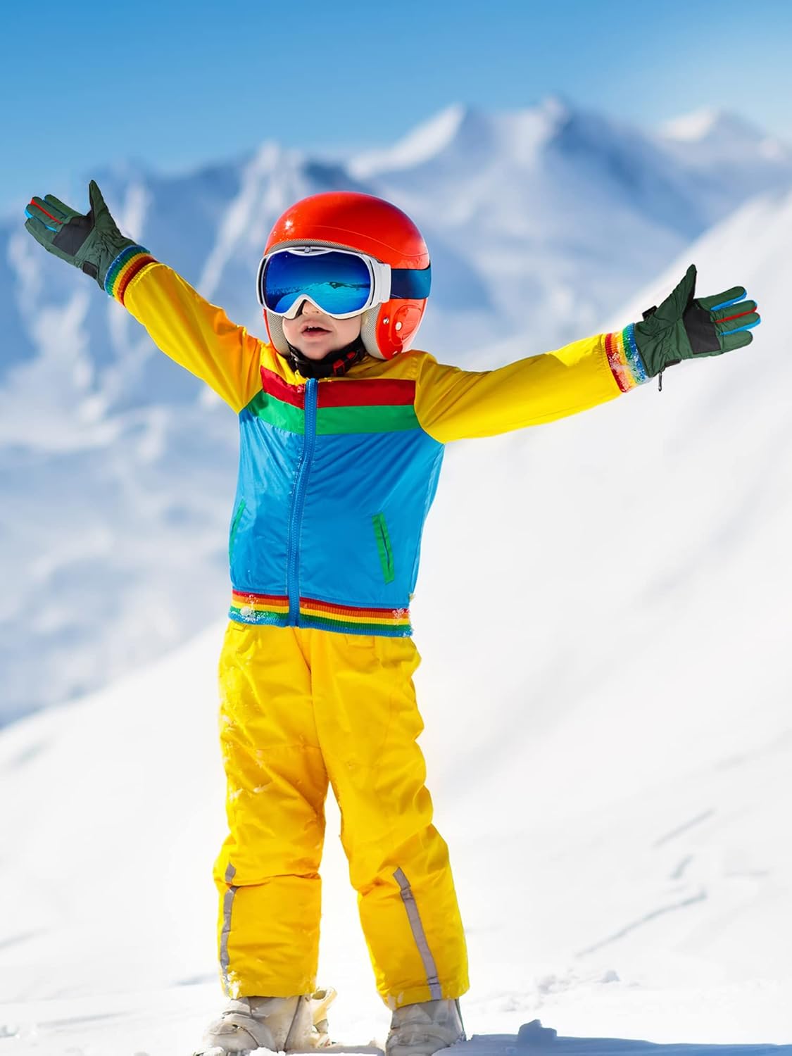 Waterproof Kids Snow Gloves Perfect for the Winter