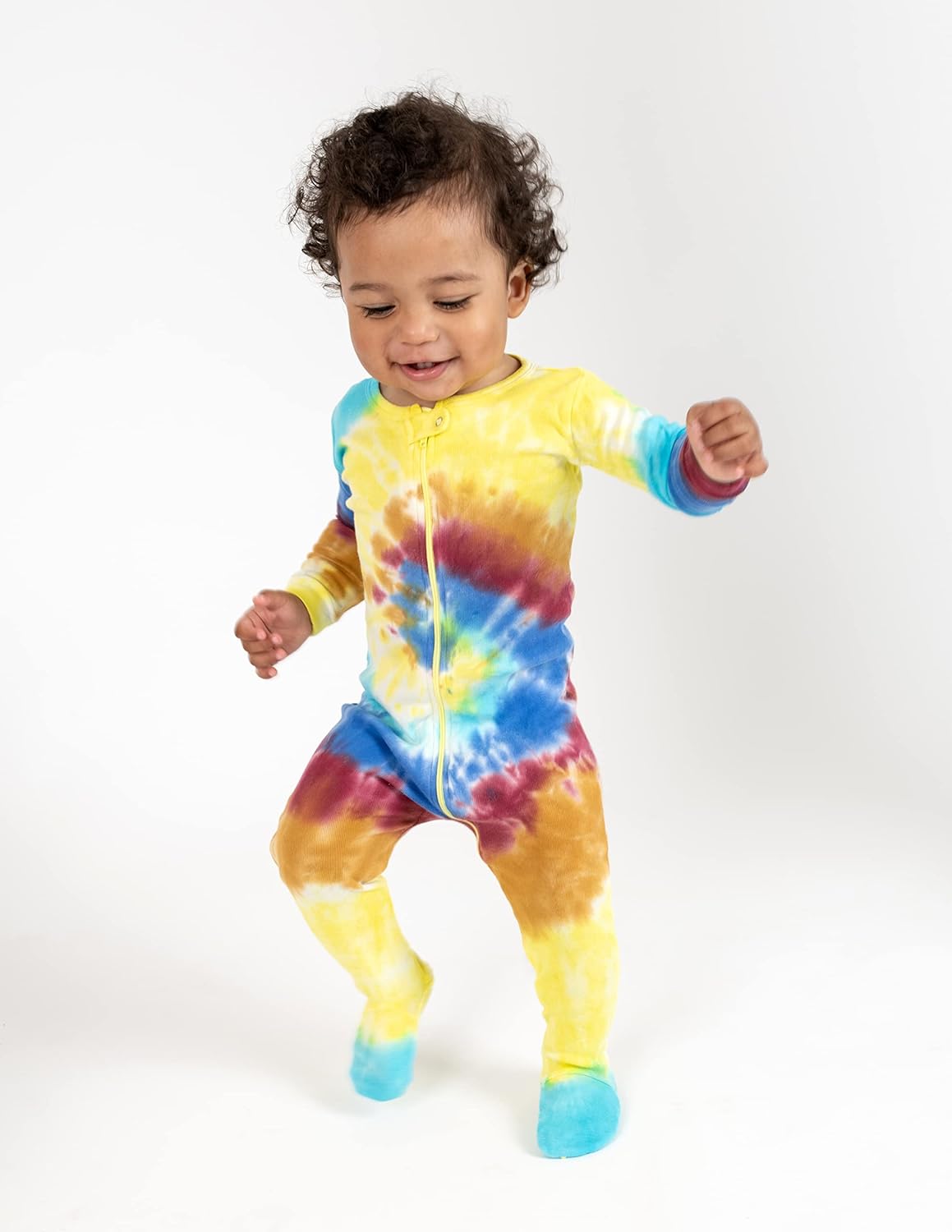 Matching Tie Dye Family Pajamas for Baby Boys Soft Comfortable