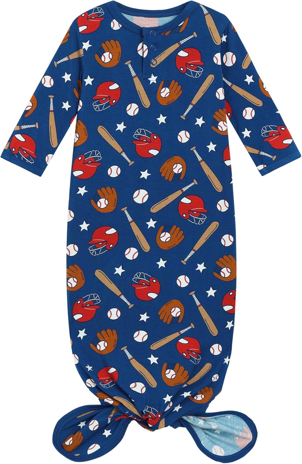 BambooBud Knotted Gown for Newborn Boys