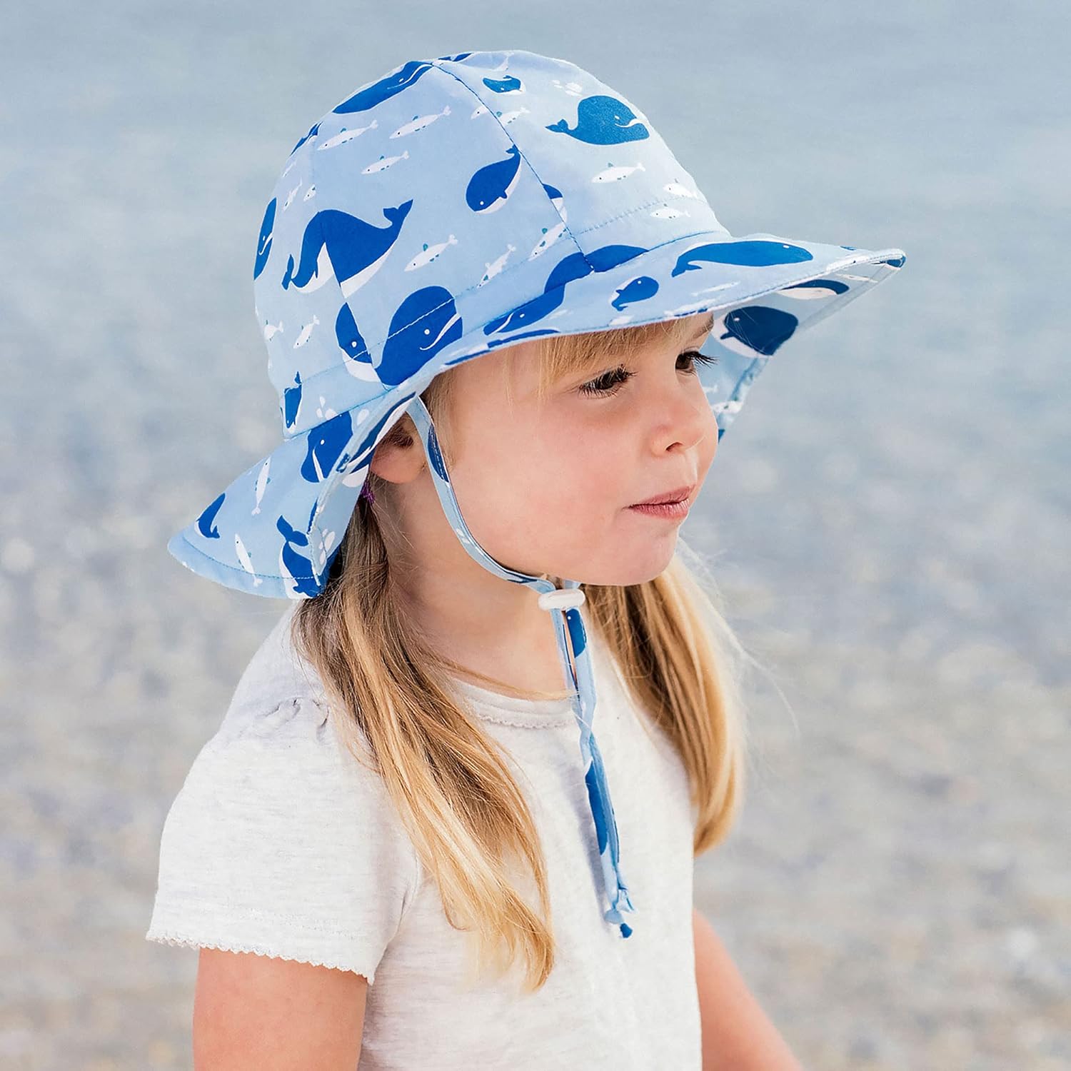 JAN JUL Adjustable Cotton Floppy Sun Hat for Boys 50 UPF Protection