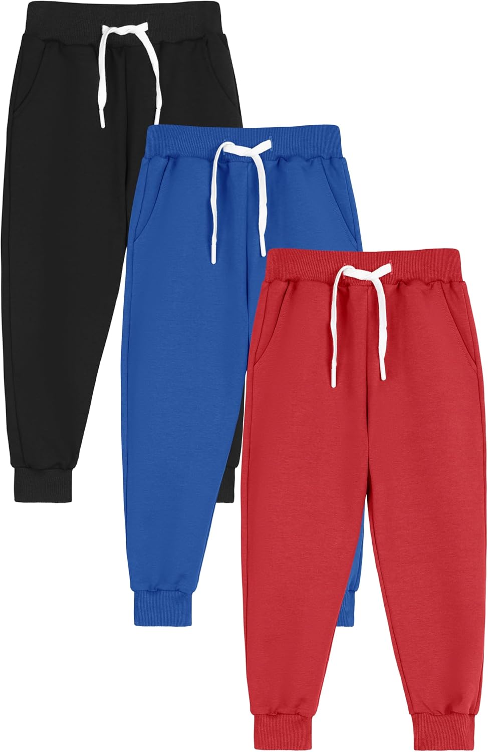 Resinta 3-Piece Toddler Boys Active Joggers