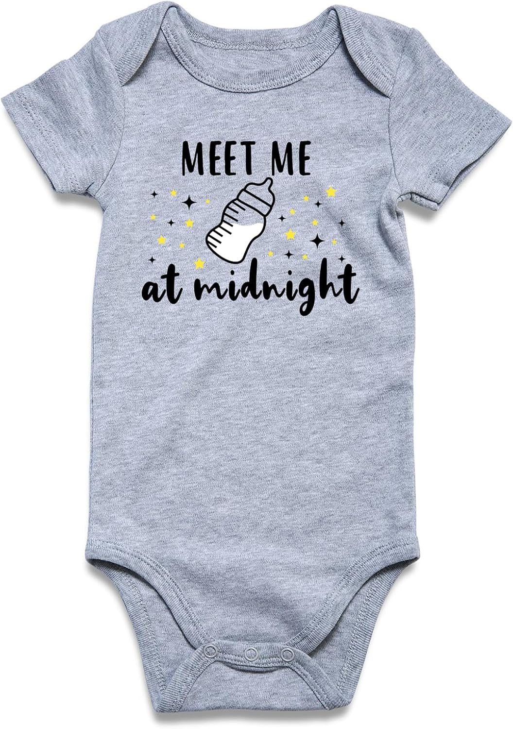 Funny Newborn Romper - Paws 0-12 Months