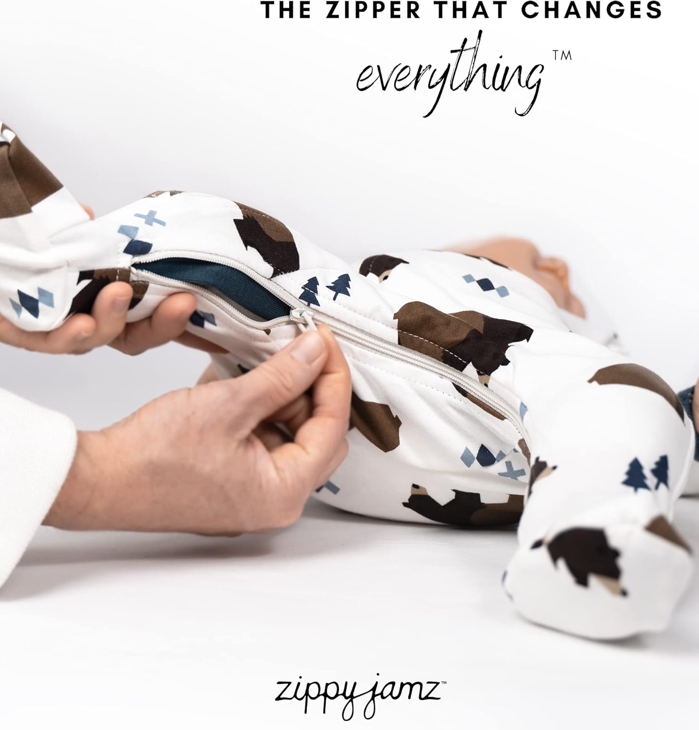ZippyJamz Zipper Organic Sleepwear