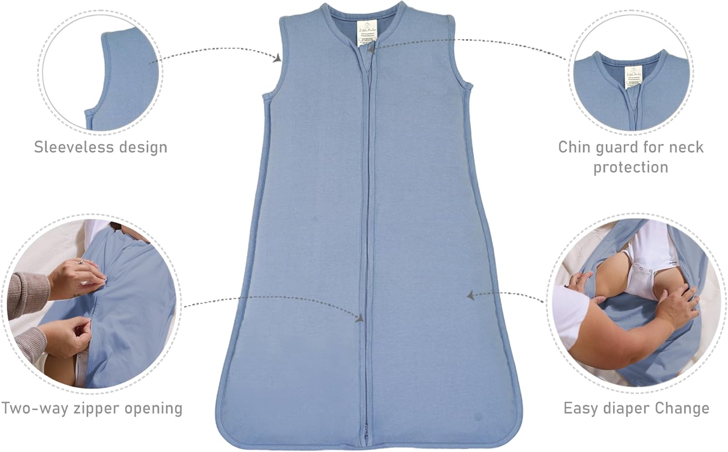 Little Peaches 4-Piece Sleepwear Set for Boy