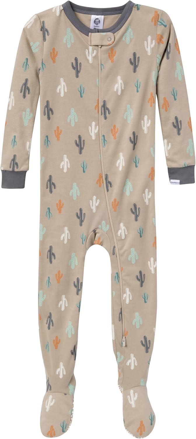 Gerber Baby Boys 4-Pack Footed Pajamas 1