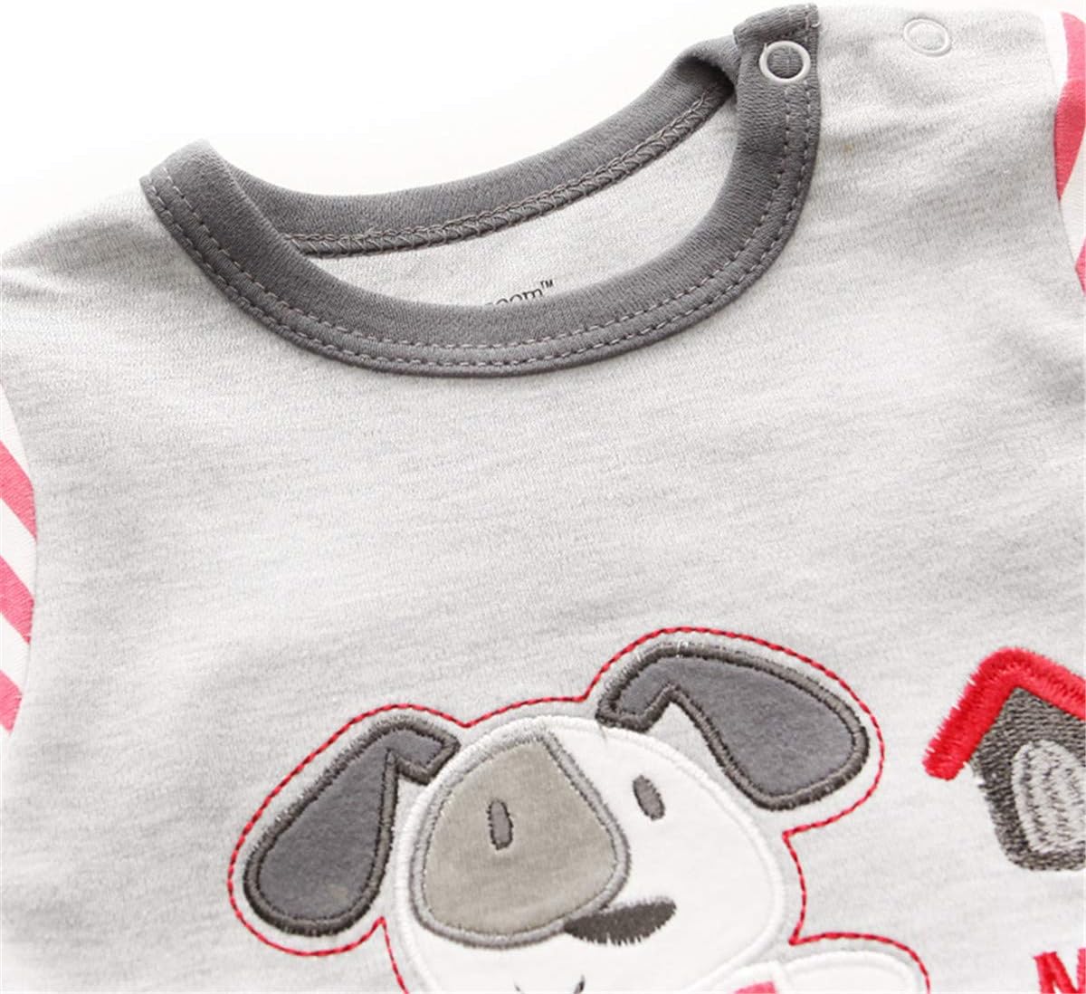 Kiddiezoom Baby Boys Snug Fit Romper