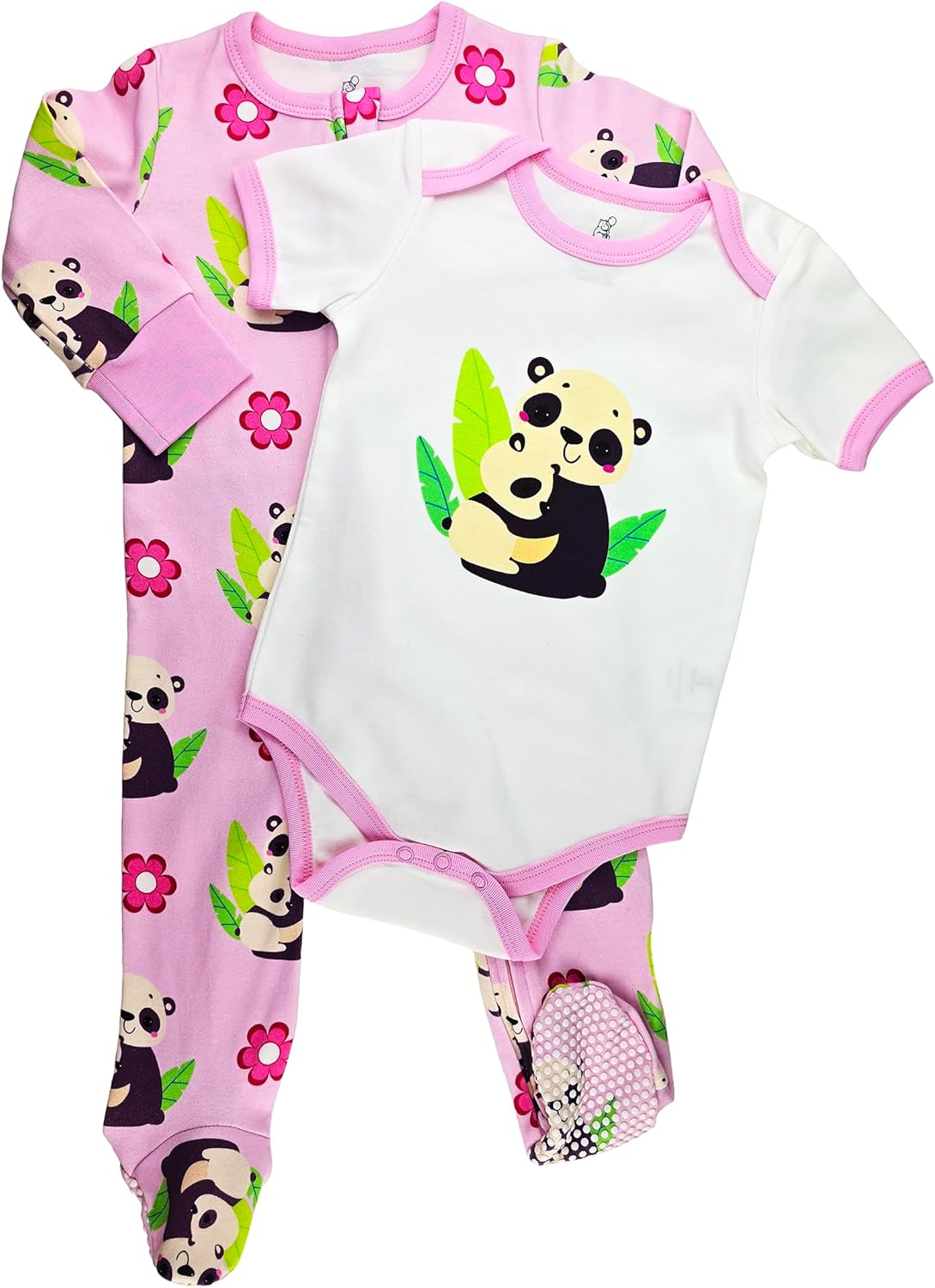 HippoHugs Organic Cotton Baby Footie Onesie