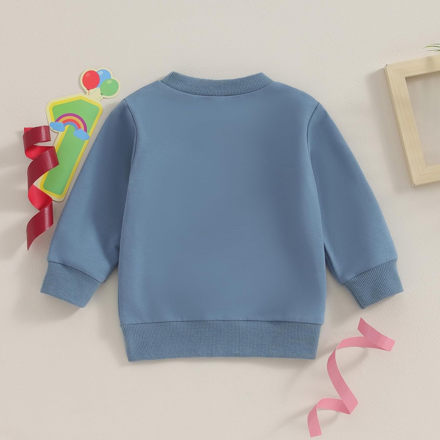 Crewneck Sweatshirt for 1st Birthday Boy Set