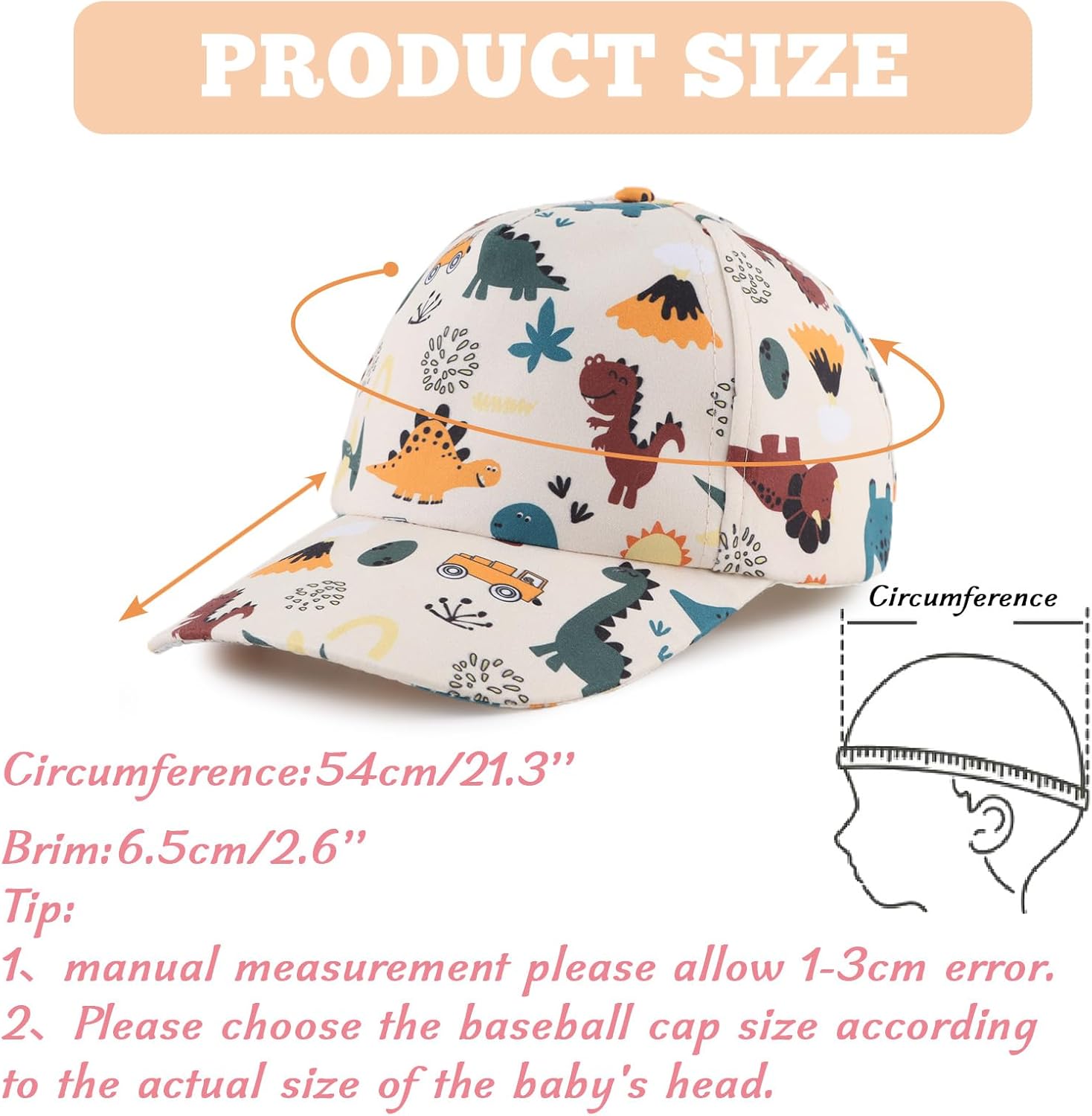 OMUKY Toddler Kids Baseball Cap