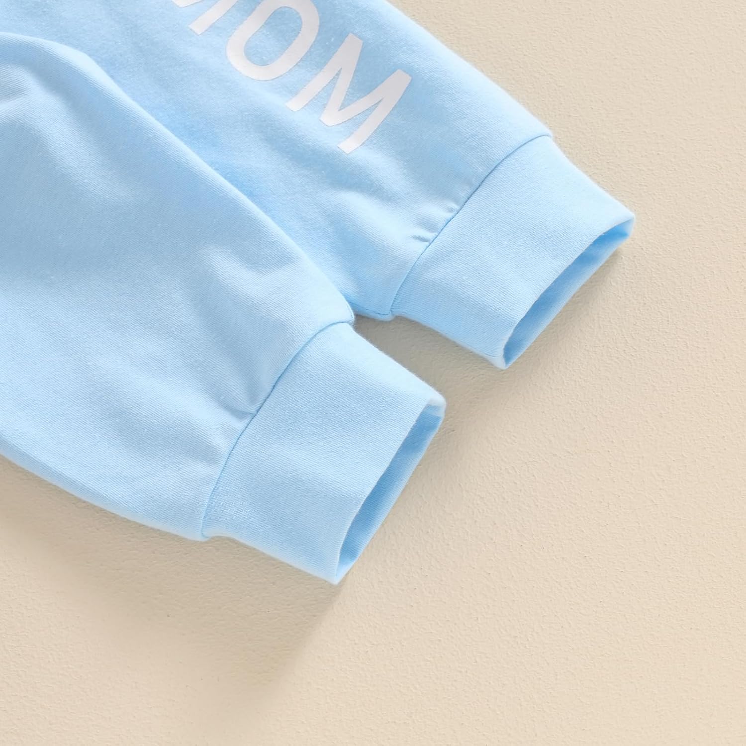 Newborn Baby Boy First Moms Day Outfit - Funny Letters Set