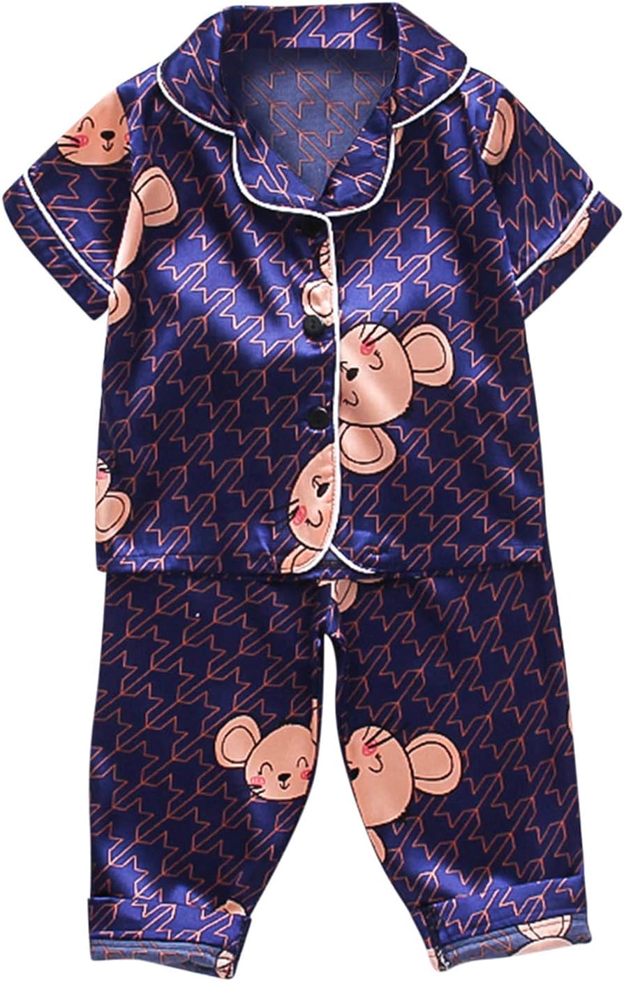 Navy Pajama Set for Babies 12-24 Months