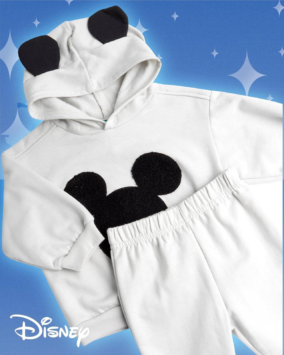 Disney Baby Boys Jogger Set - 2 Piece Mickey Mouse Kids Fleece sweater set