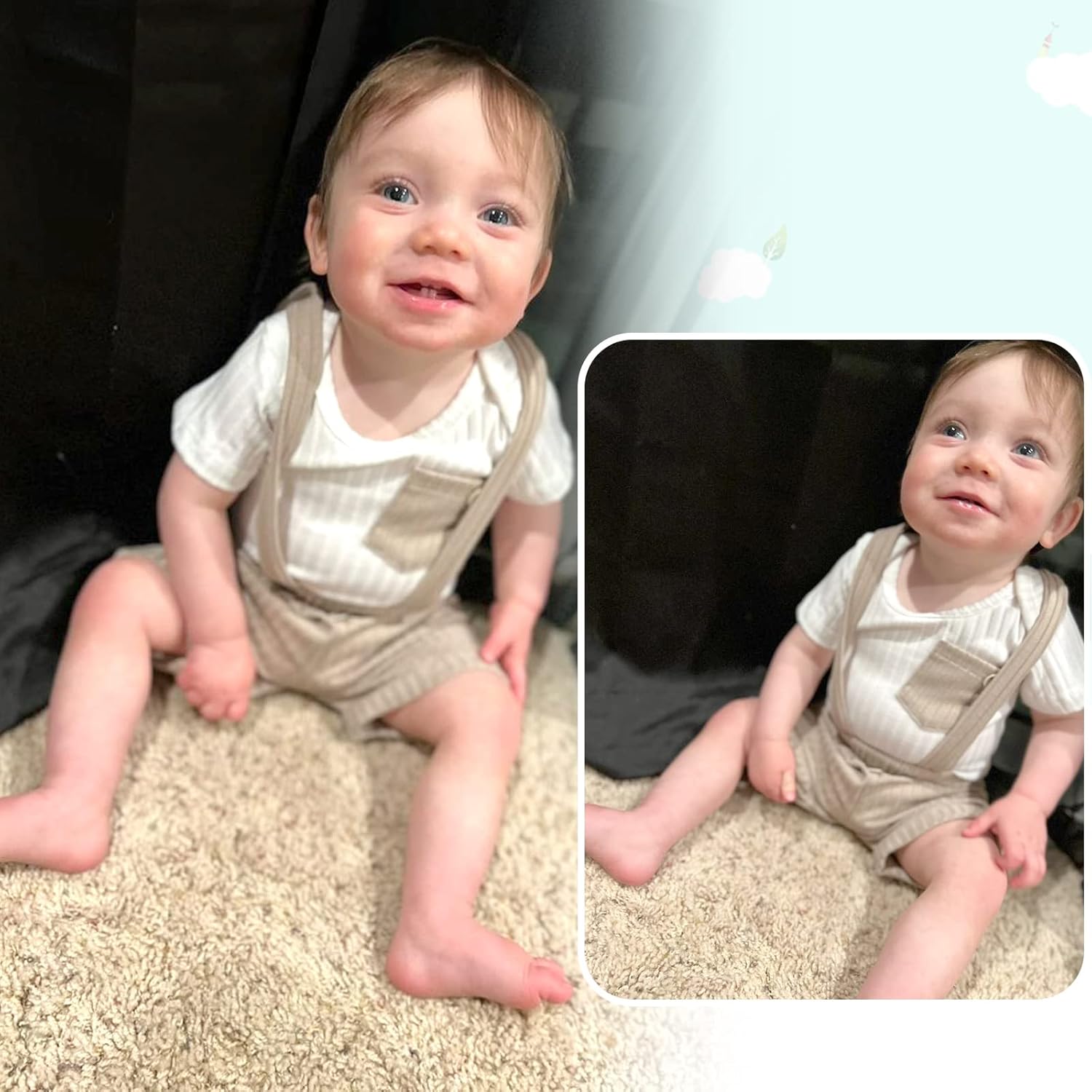 Unutiylo Trendy Baby Boy Sets 0-12 Months
