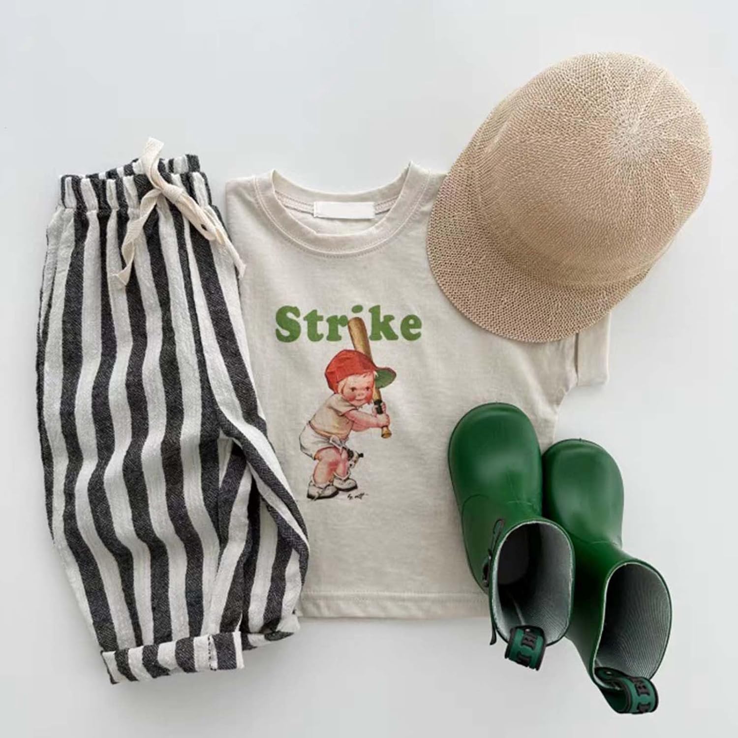 Striped Pull-on Jogger Harem Pants