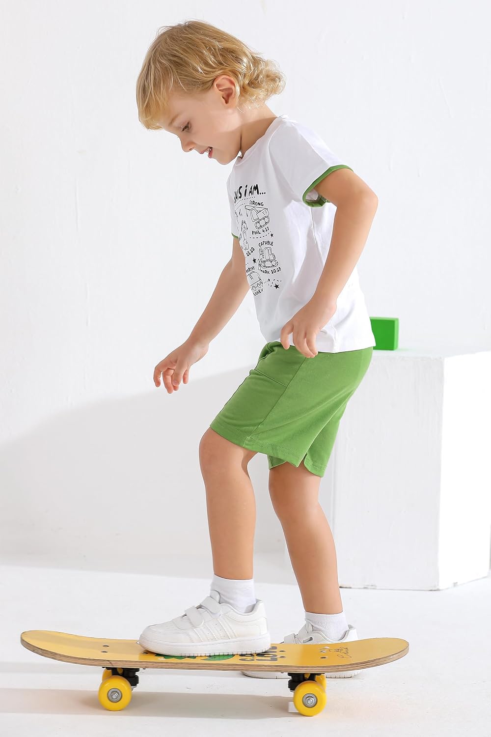 YOUNGER TREE dinosaurDOTM Toddler Boys Summer Set