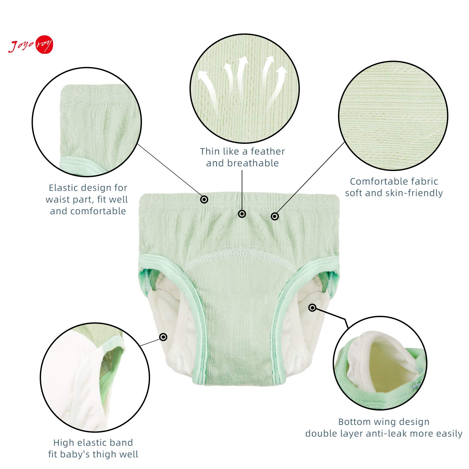 Joyo 5-Piece Training Underwear 2T-3T