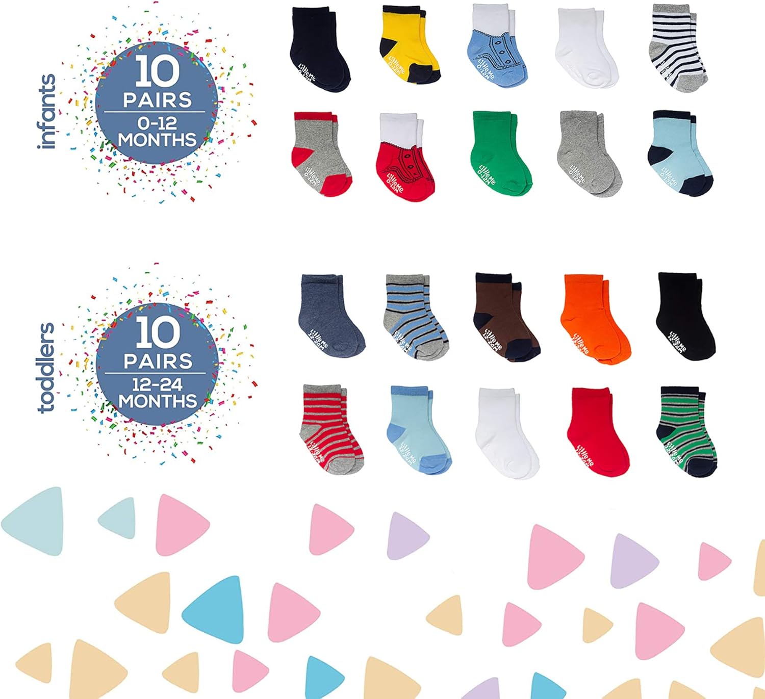 Little Me Baby Boys Shoelaces 0-24 Months