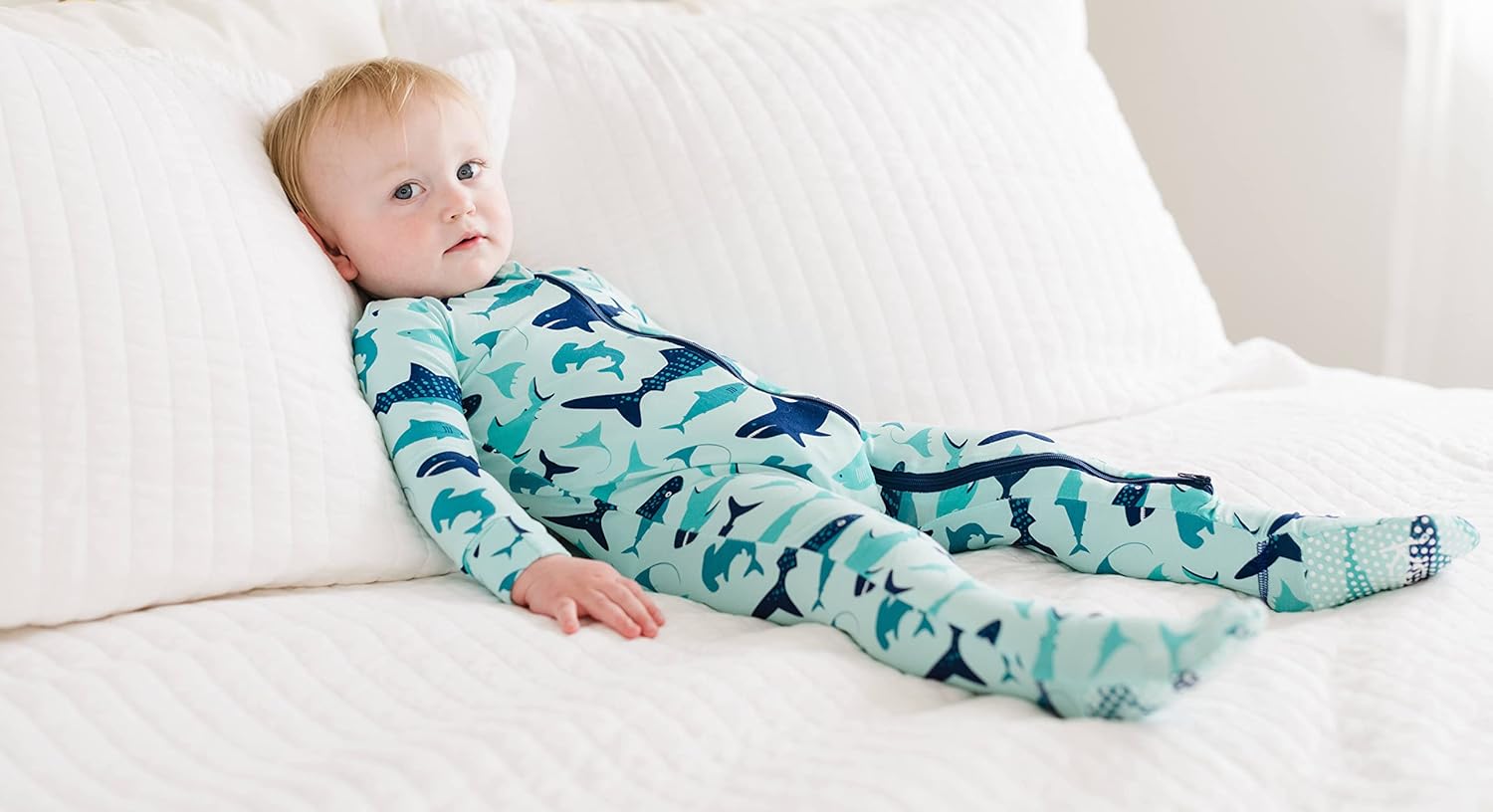 KicKee Baby Footie - 2 Way Zipper - Bamboo Viscose - BoysGirls