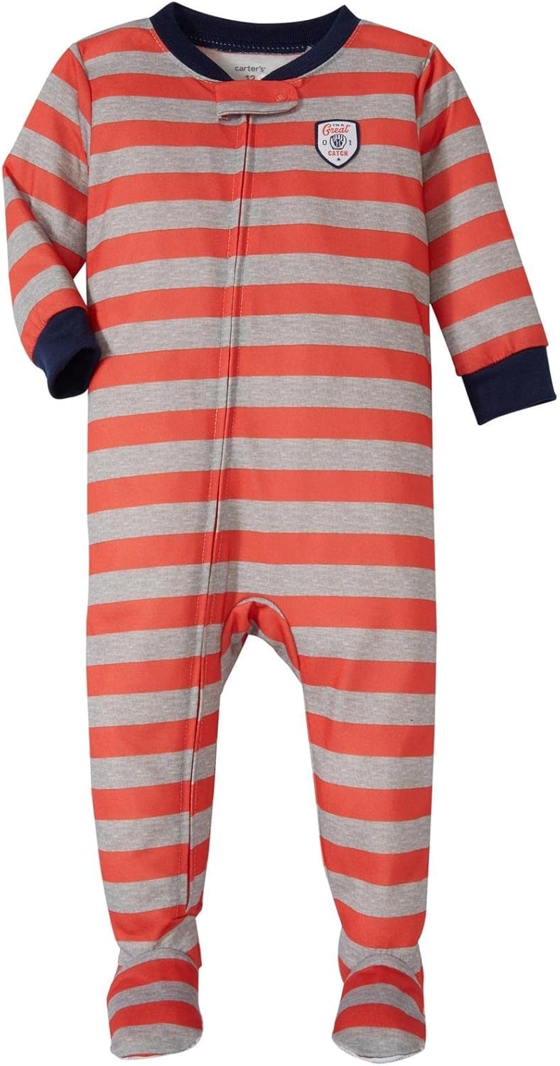 Carters Baby Boys Embroidered Footie Sleeper 1