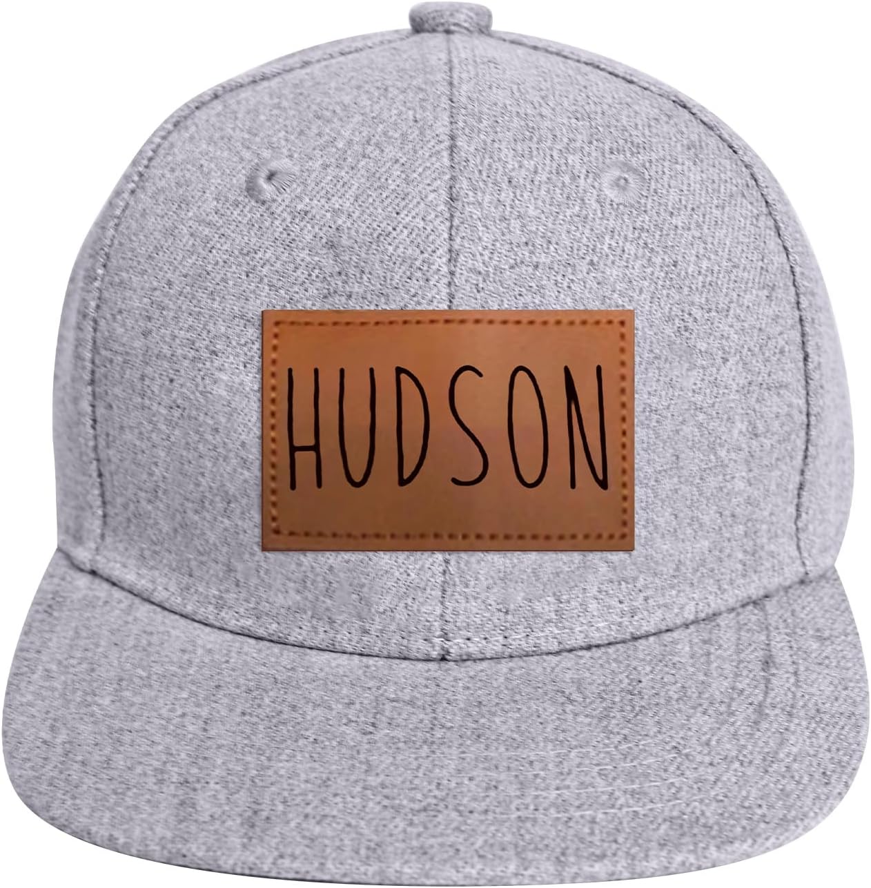 Personalized Toddler Baseball Cap with Leather Patch