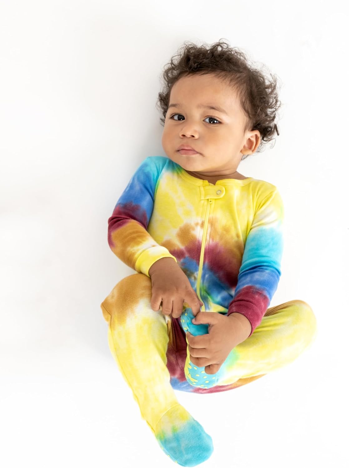Matching Tie Dye Family Pajamas for Baby Boys Soft Comfortable