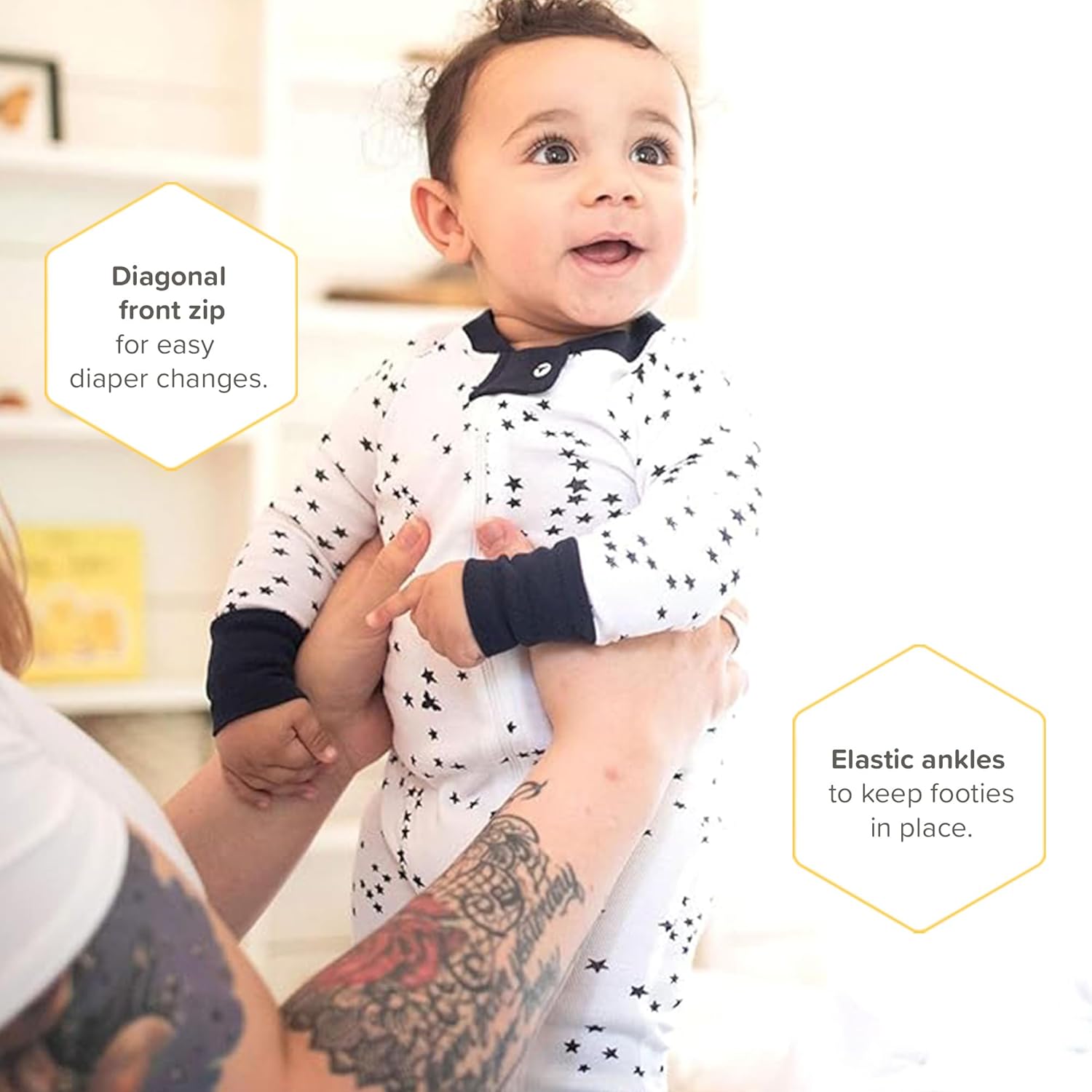 Burts Bees Baby Boys Organic Cotton Pajamas