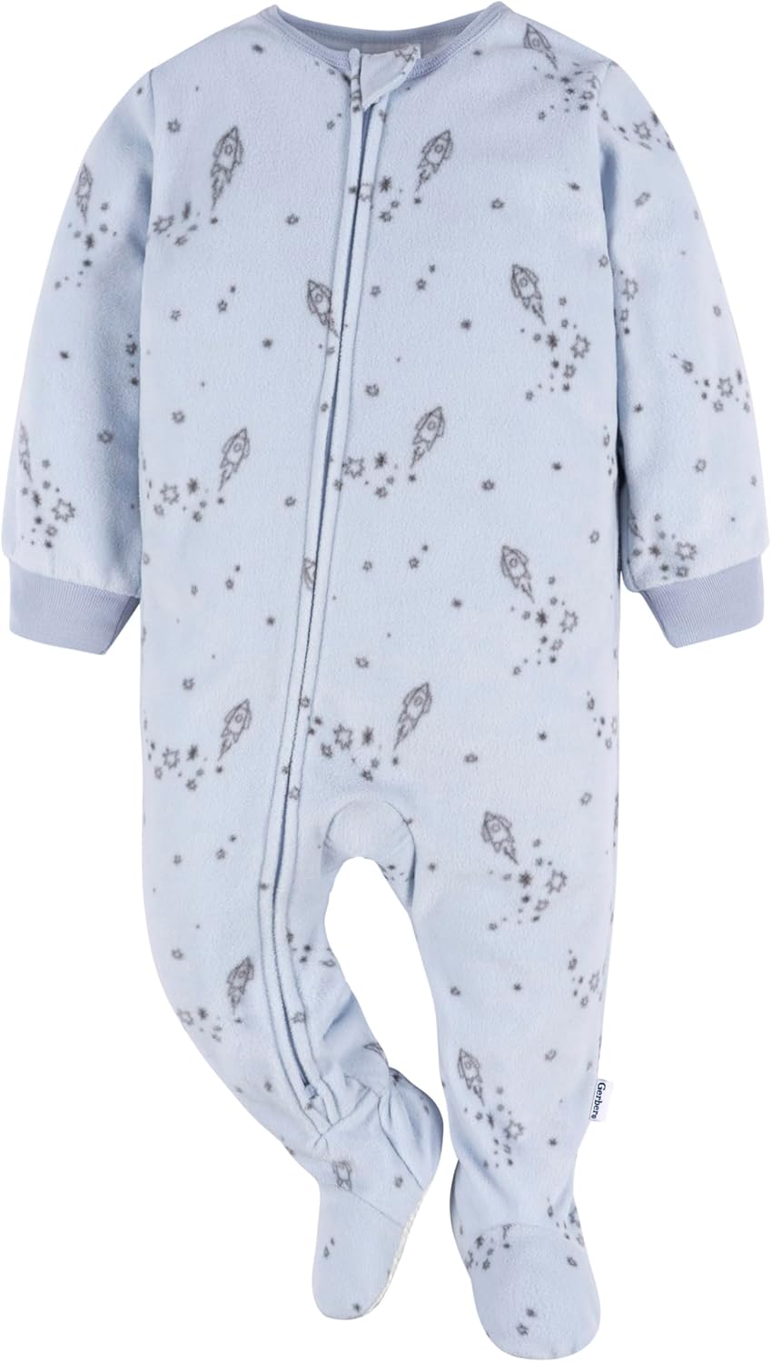 gerber flame resistant fleece pajama 3 pack