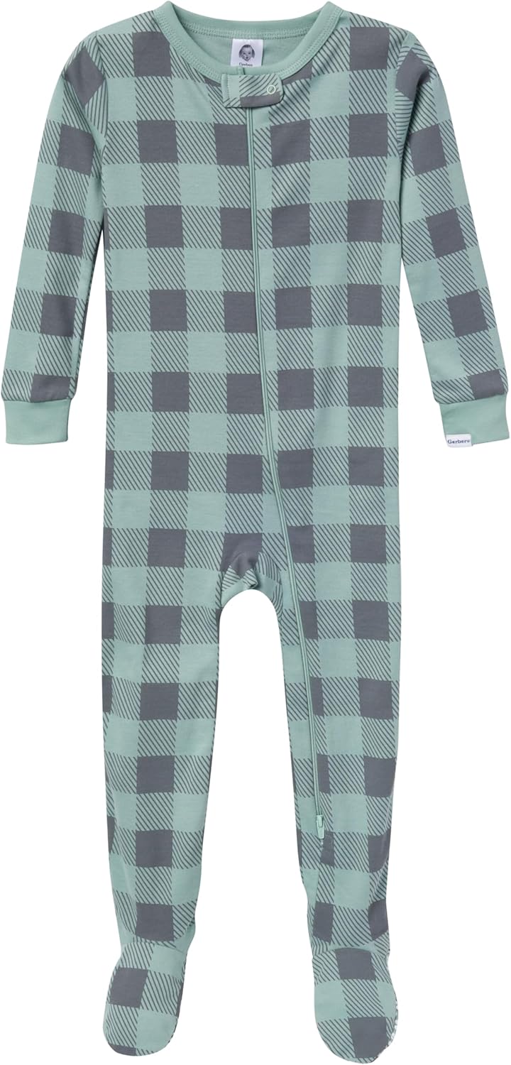 Gerber Baby Boys 4-Pack Footed Pajamas 1