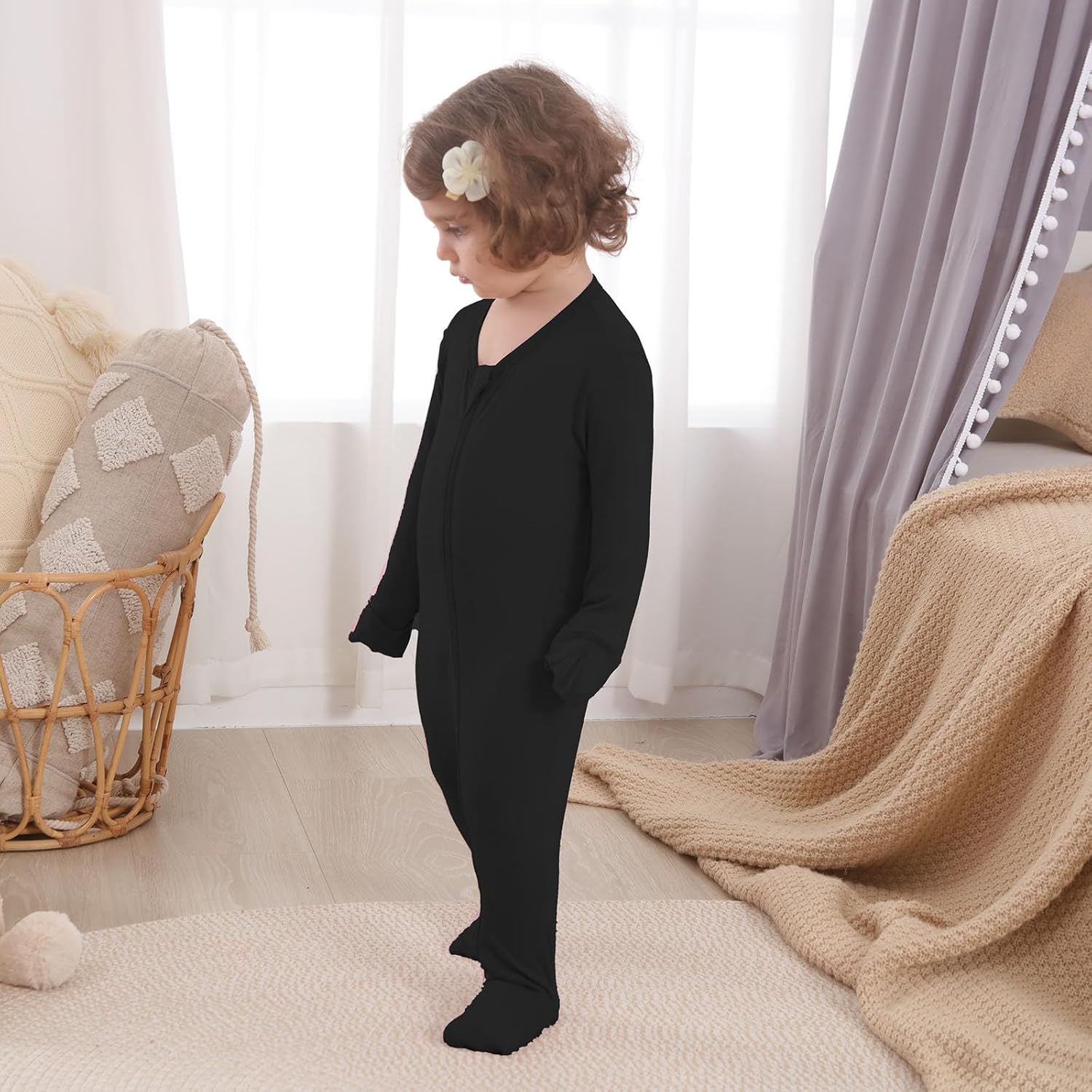 3-Pack Footless Pajamas for Babies with Mitten Cuffs