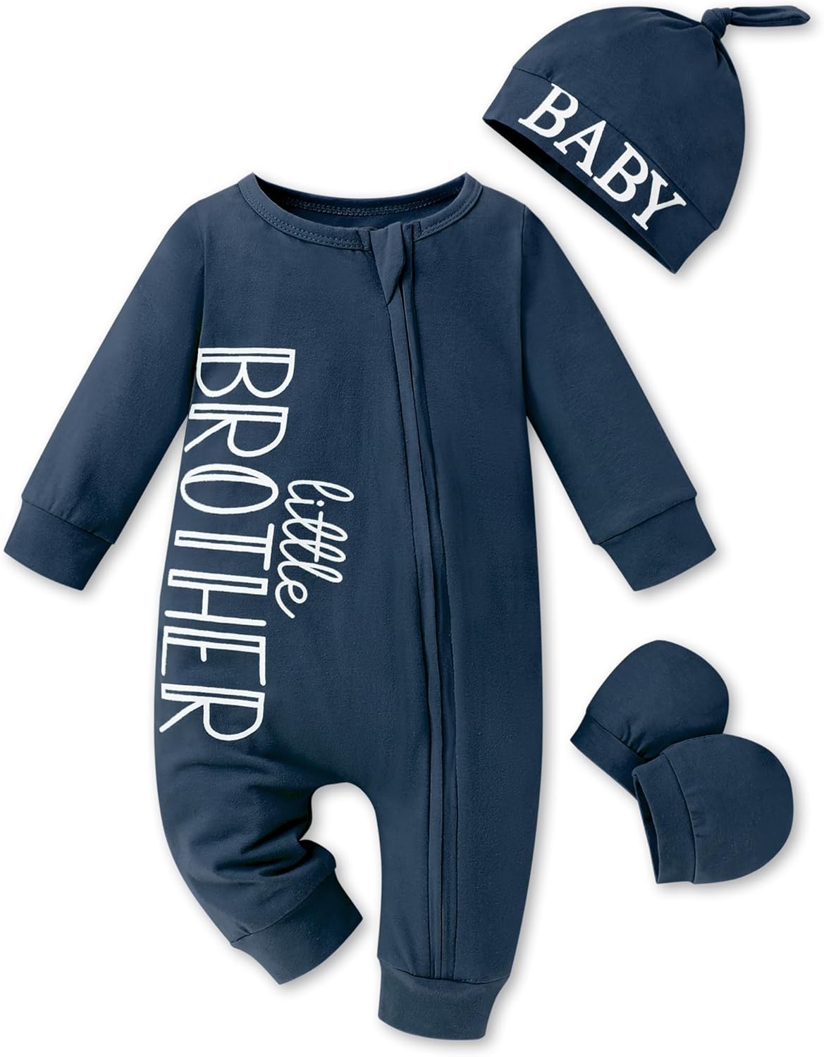 Stylish Baby Boy romper for newborns with letter print design