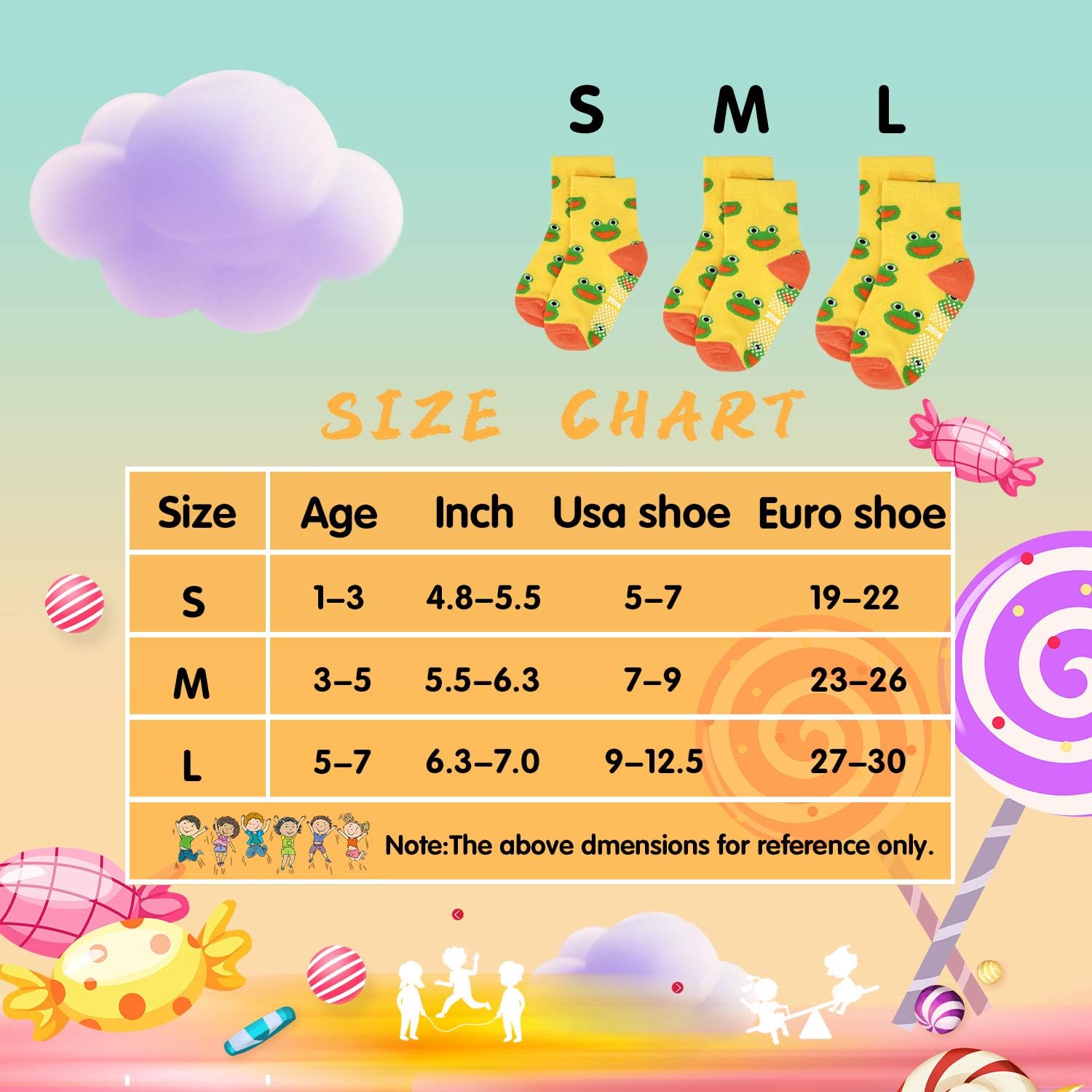 Sturdy Non-Slip Socks for Toddlers