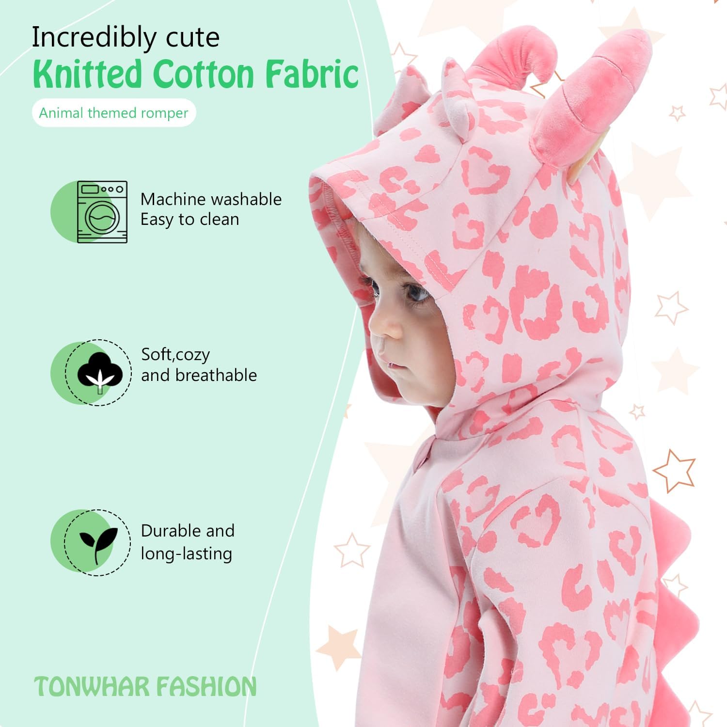 Cute Animal Animal Animal - One-Piece Cotton Romper for Kids