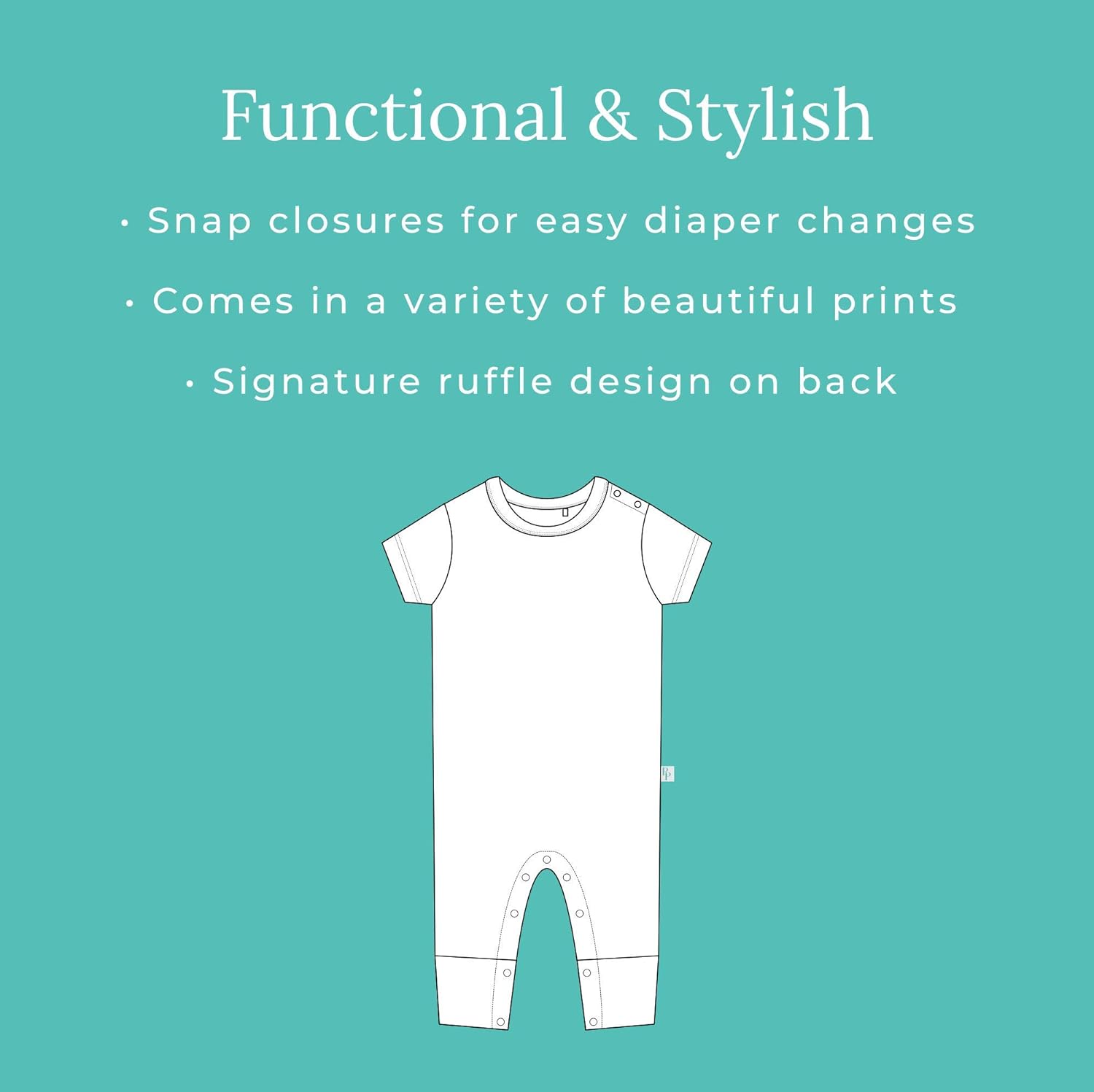Posh Peanut Signature Baby Romper for Boys
