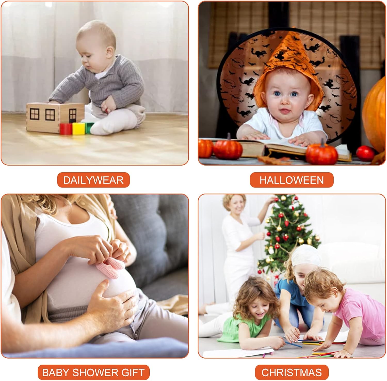 Sturdy Black Baby Pants for Newborns