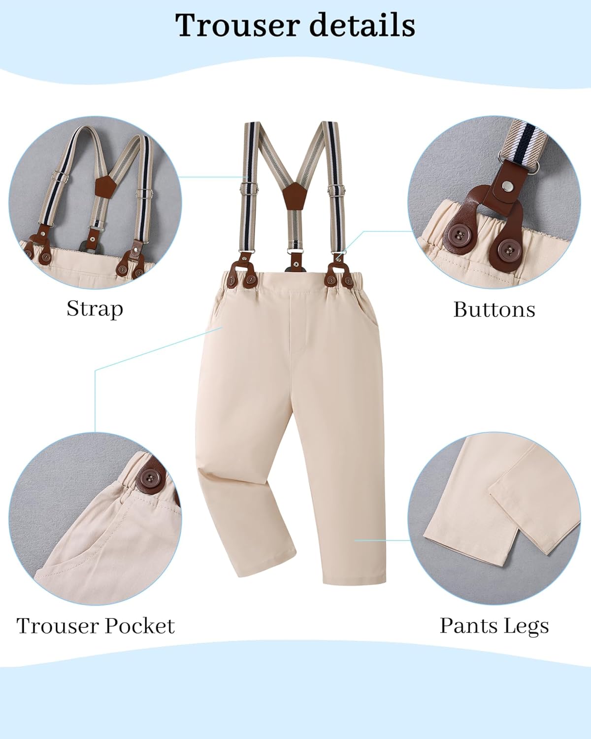 Boys Formal Outfits Unique gentlemans set for toddlers 1-5 years