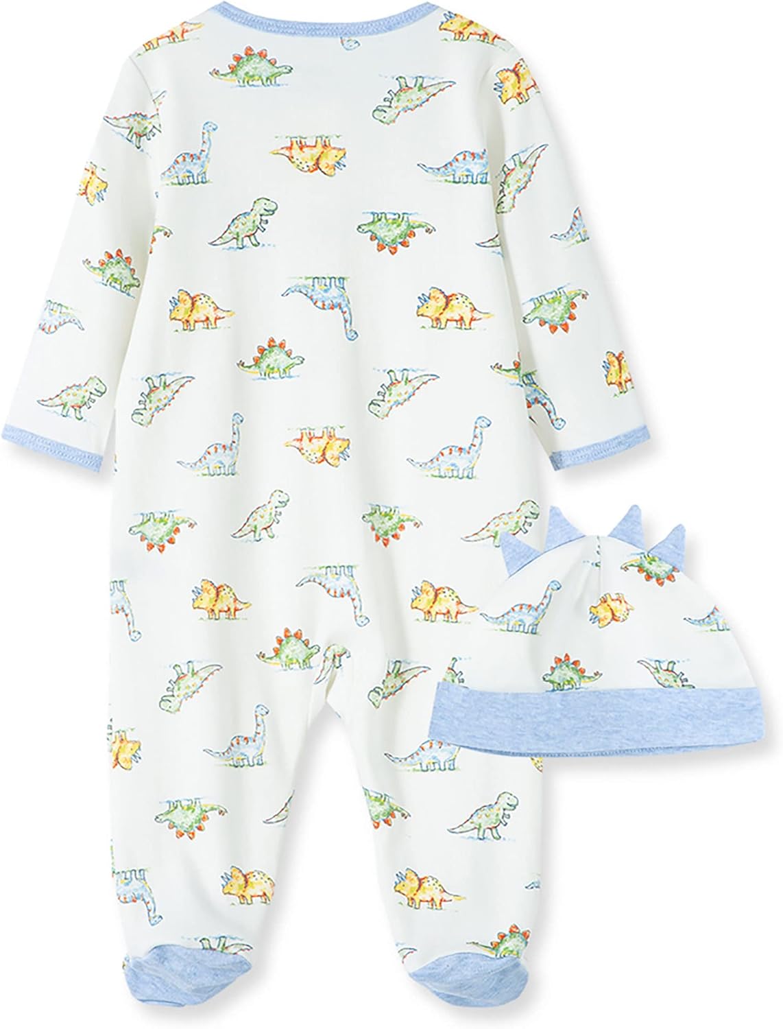 Little Me Footie Pajamas for Babies with Hat Keychain