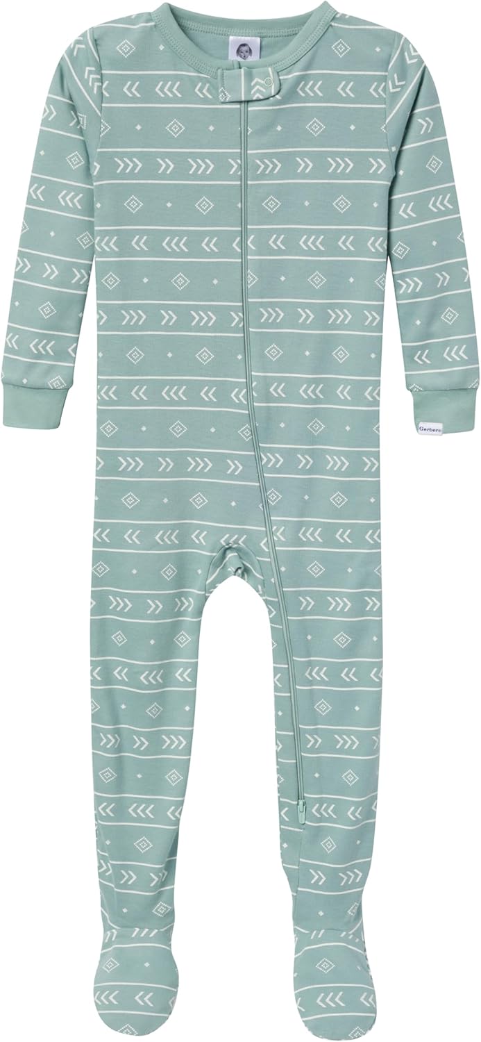 Gerber Baby Boys 4-Pack Footed Pajamas 1