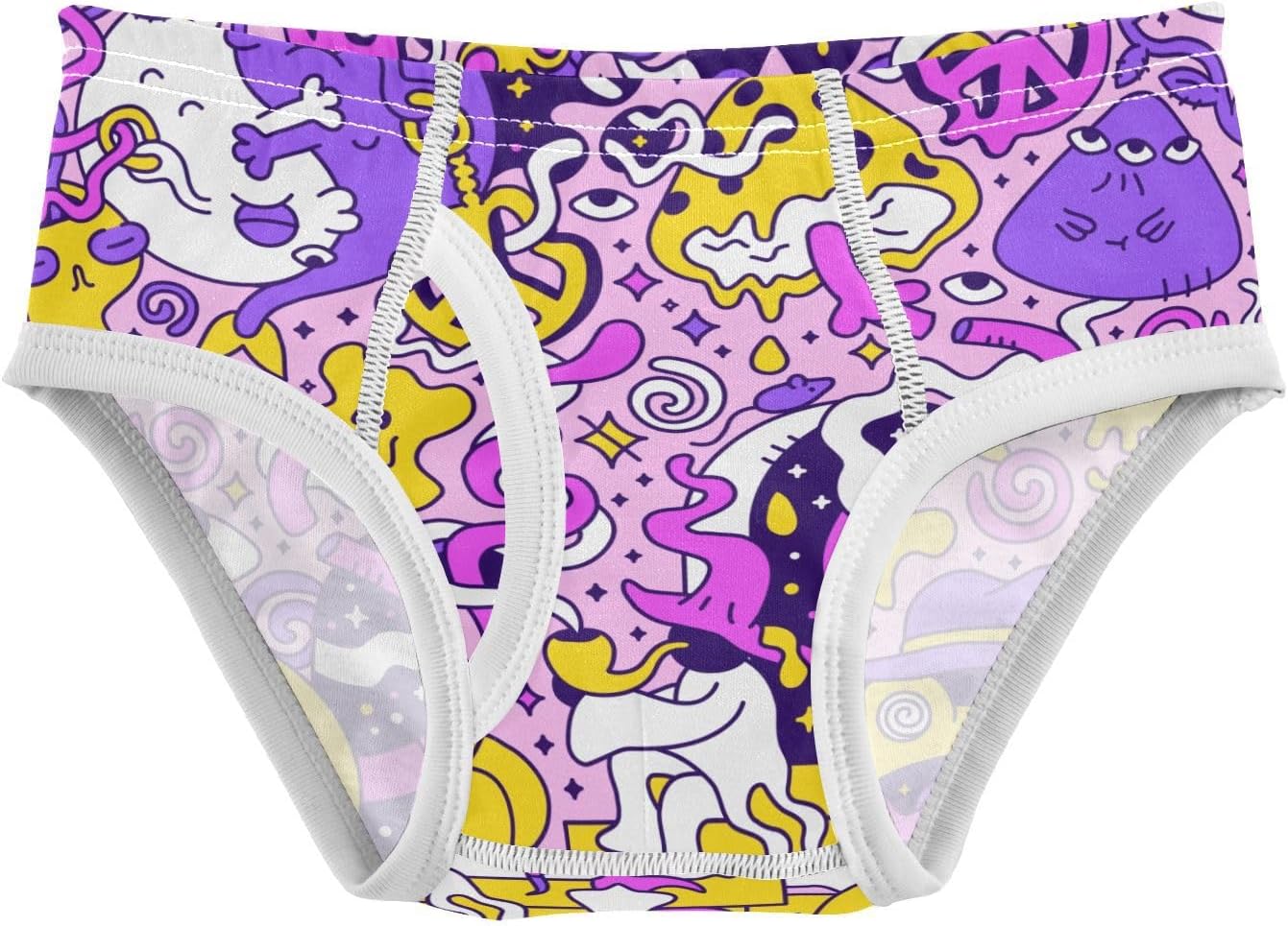 Zathe Boys Pure Cotton Briefs Toddler Breathable underwear for toddler boys
