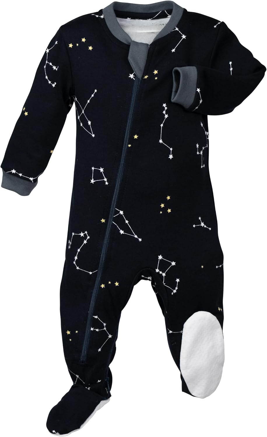 ZippyJamz 2-Zipper Organic Sleepers for Babies