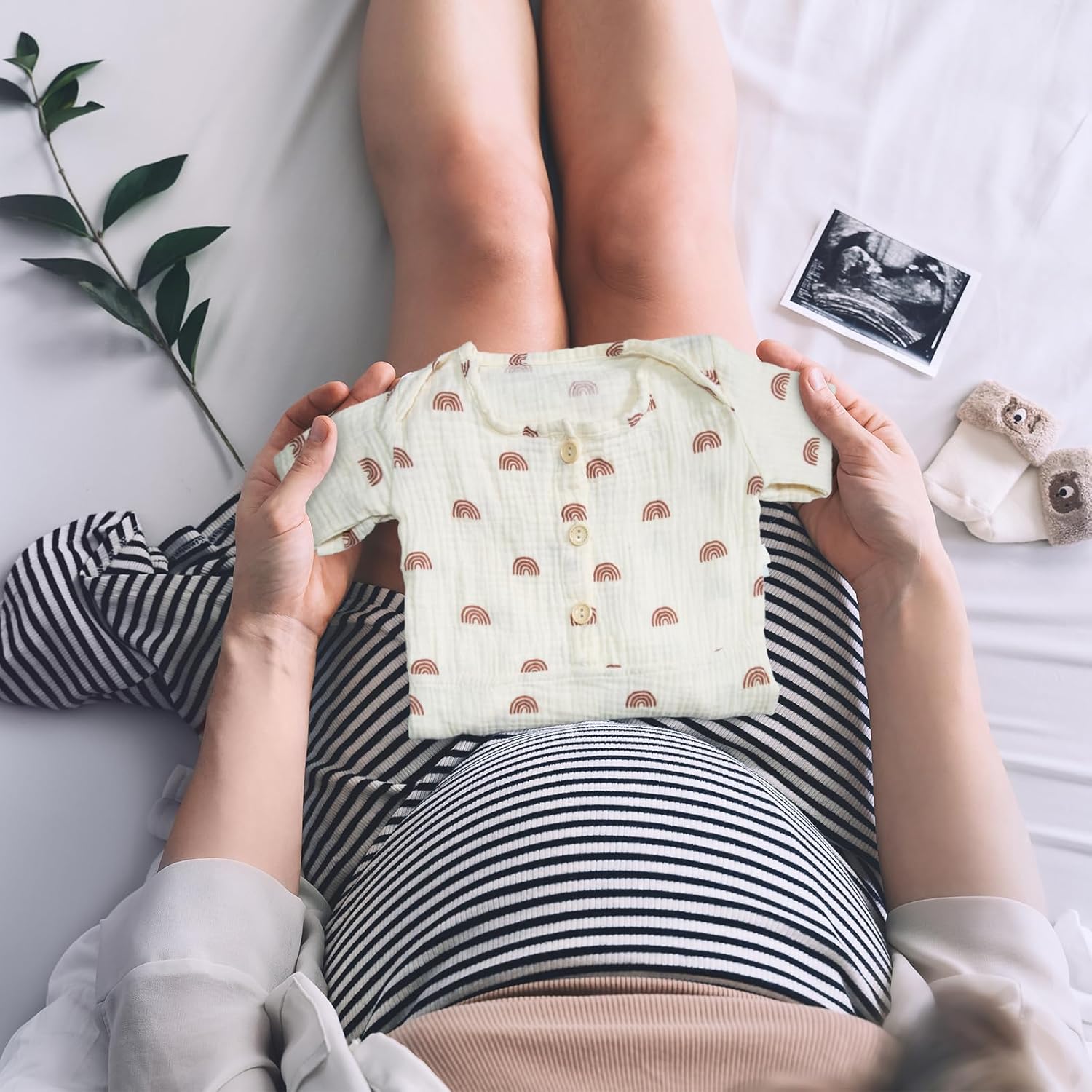 Premium Soft Knotted Baby Gown for Newborns