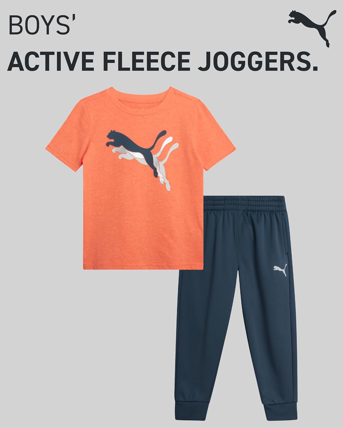 PUMA Comfortable Stylish Action-PackedToddler Boys Pant Set