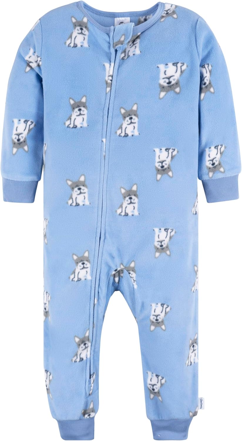 Gerber Baby Boys flame resistant fleece pajamas 3-pack