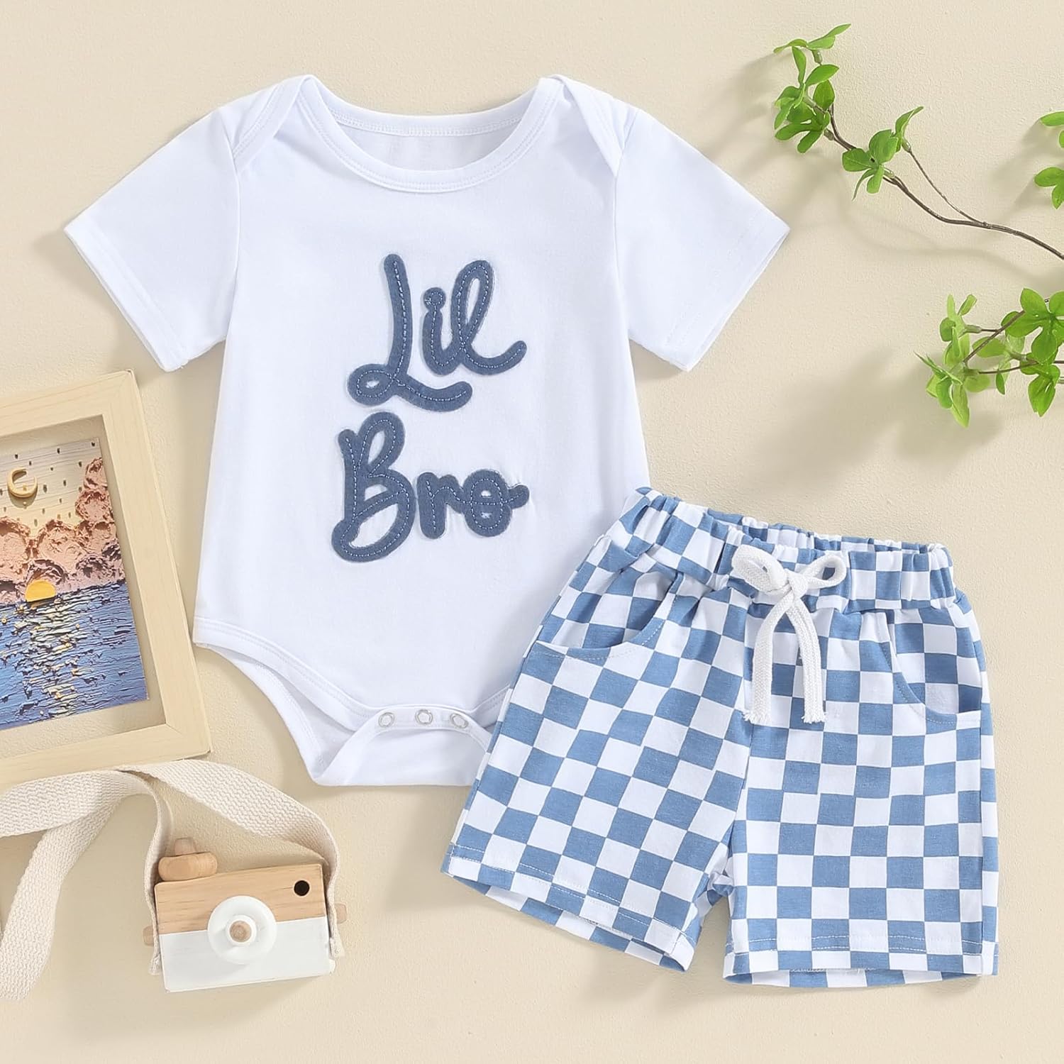 Big Brother Little Brother Matching Outfits - Summer Set for Babies