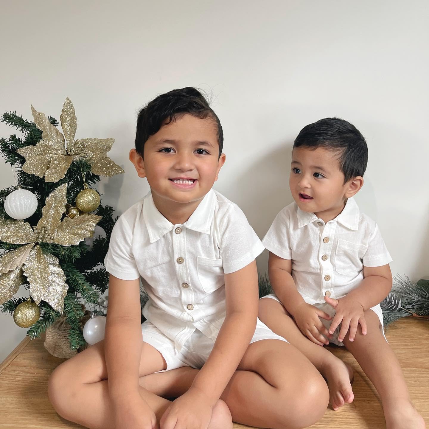 Hoanselay Baby Boy Cotton Linen Set