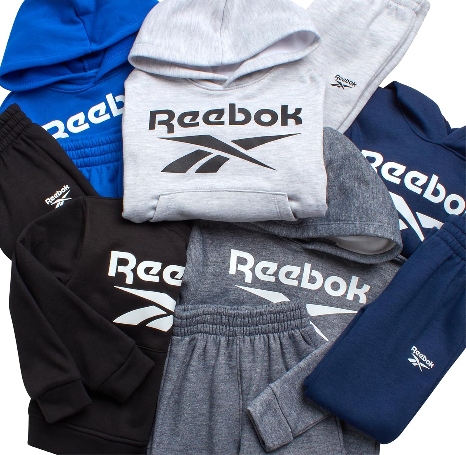 Reebok toddler boys fleece sweatshirt and jogger set
