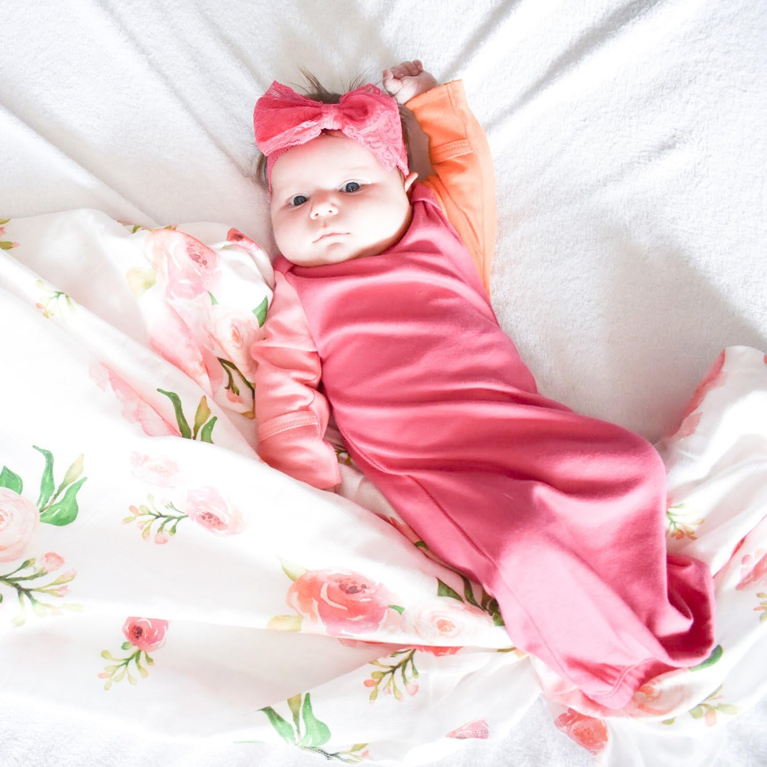 Organic Long Sleeve Sleep Gown for Newborns