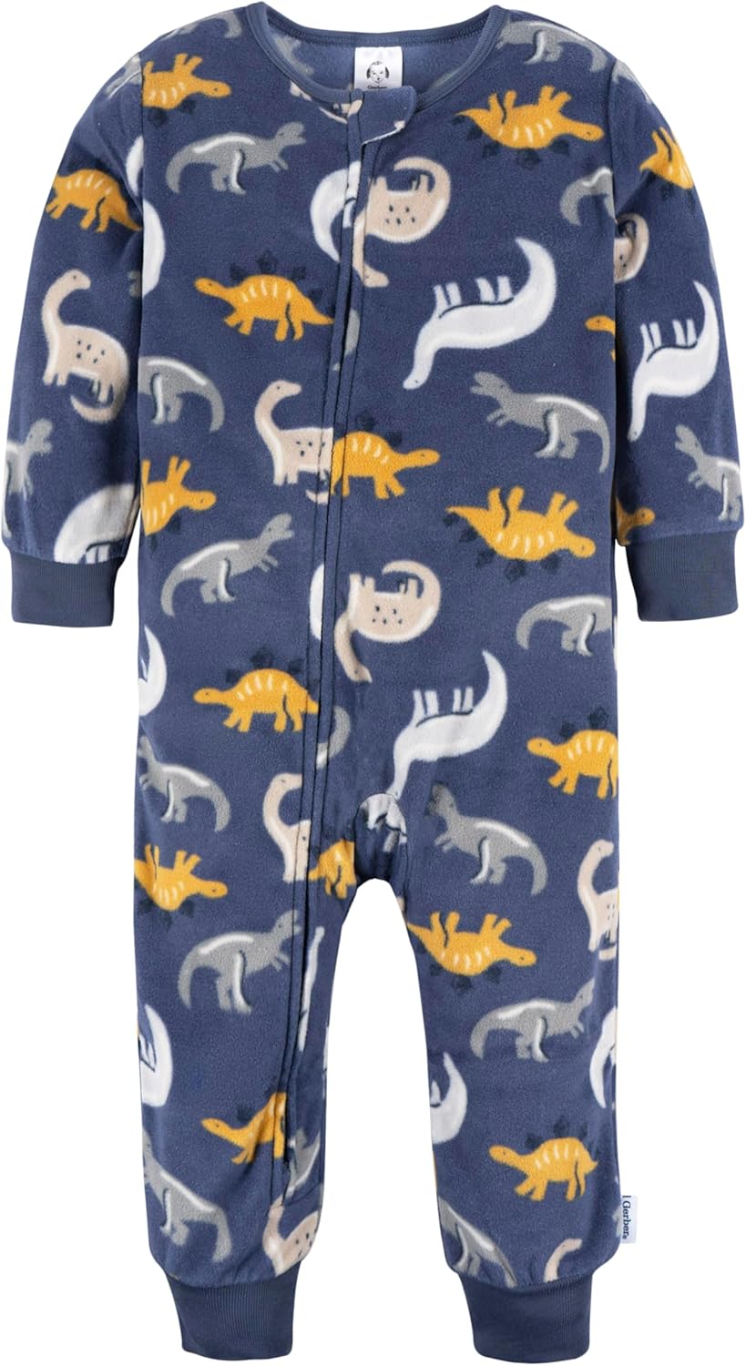 Gerber Baby Boys flame resistant fleece pajamas 3-pack